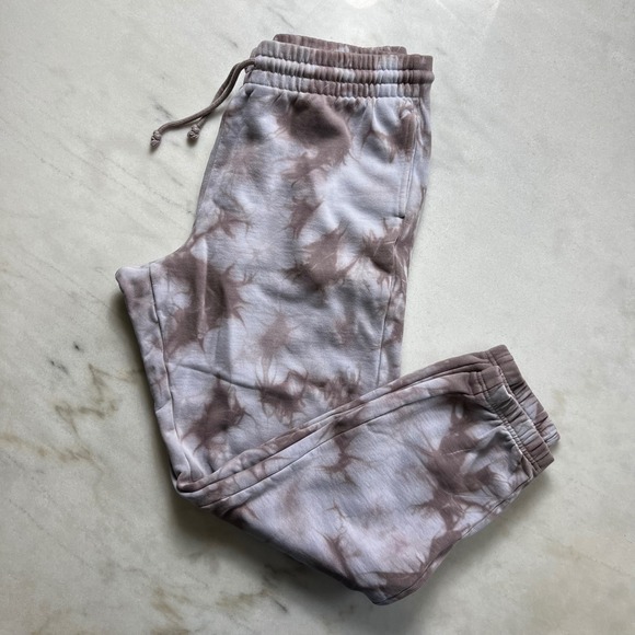 Aritzia TNA Tie Dye Sweatpants Lounge Pants Drawstring Athleisure 1X - Picture 1 of 8